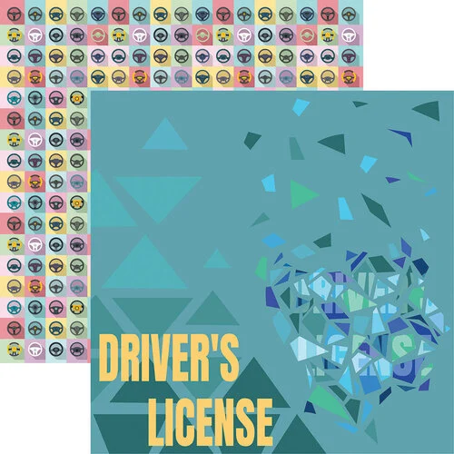 Driver's License in the In the Drivers Seat collection paper by Reminisce