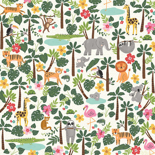 Welcome to the Jungle 12x12 Paper Into the Jungle collection by Simple Stories