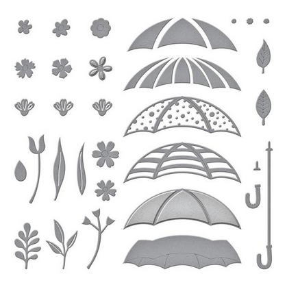 Umbrella Bloom Die by Spellbinders