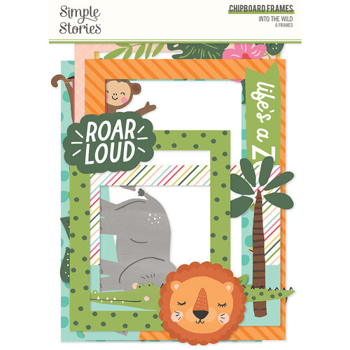 Into the Wild Chipboard Frames by Simple Stories