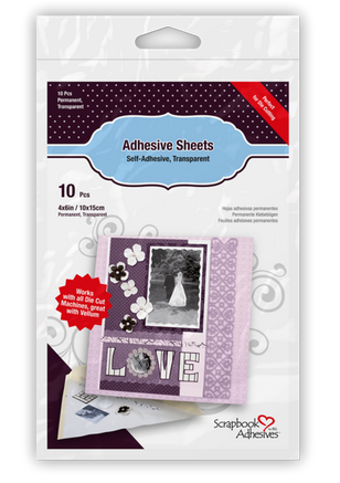 4x6 Adhesive Sheets Permanent Self Adhesive by Scrapbook Adhesives by 3L