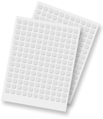 3d Self Adhesive Foam Squares Small white by Scrapbook Adhesives by 3L