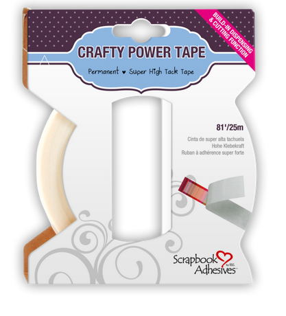 Crafty Power Tape Dispenser with cutting edge by Scrapbook Adhesives by 3L