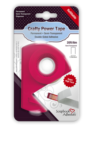 Crafty Power Tape 20' Dispenser by Scrapbook Adhesives by 3L