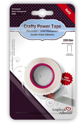 Crafty Power Tape 20' Dispenser REFILL by Scrapbook Adhesives by 3L