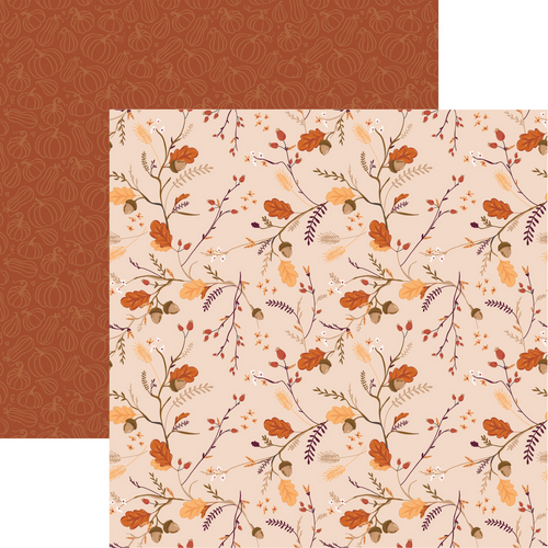 Autumn Medley 12x12 paper Autumn Vibes collection by Reminisce