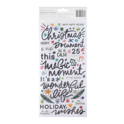 Peppermint Kisses Ho Ho Ho Phrases Thickers in Peppermint Kisses collection by Vicki Boutin