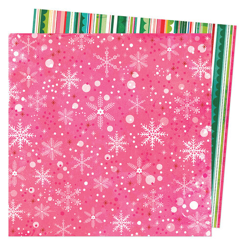 Sweet Holiday Wishes 12x12 paper in Peppermint Kisses collection by Vicki Boutin