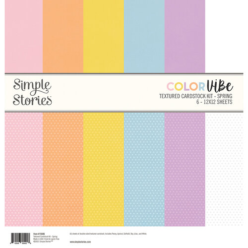 ColorVibe --Spring Textured Cardstock by Simple Stories