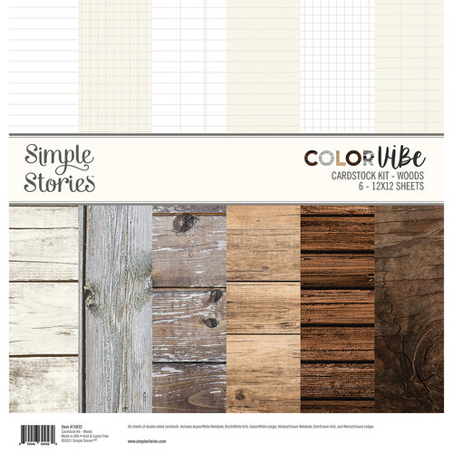 ColorVibe --Woods Textured Cardstock by Simple Stories