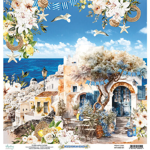 Mediterranean Heaven 01 12x12 Paper
