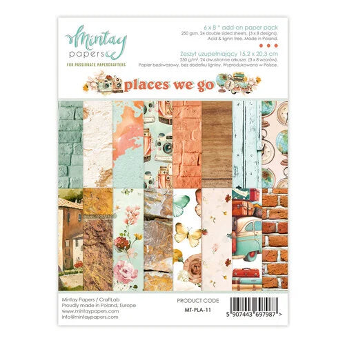 Places We Go 6x8 Add-on Pad by Mintay