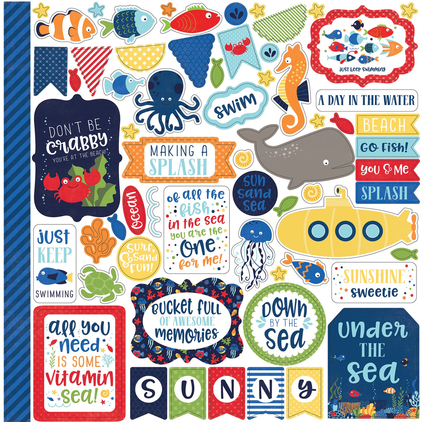 Under the Sea Element Stickers