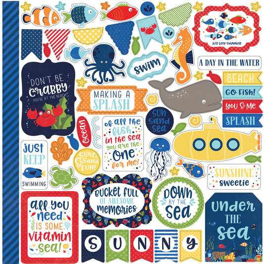 Under the Sea Element Stickers