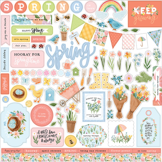My Favorite Spring Element Stickers