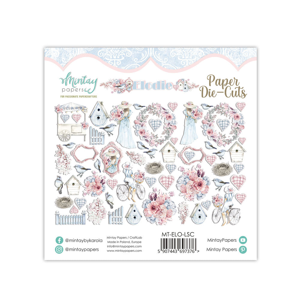 Mintay Collection Paper Die-Cuts - Elodie 60 pcs