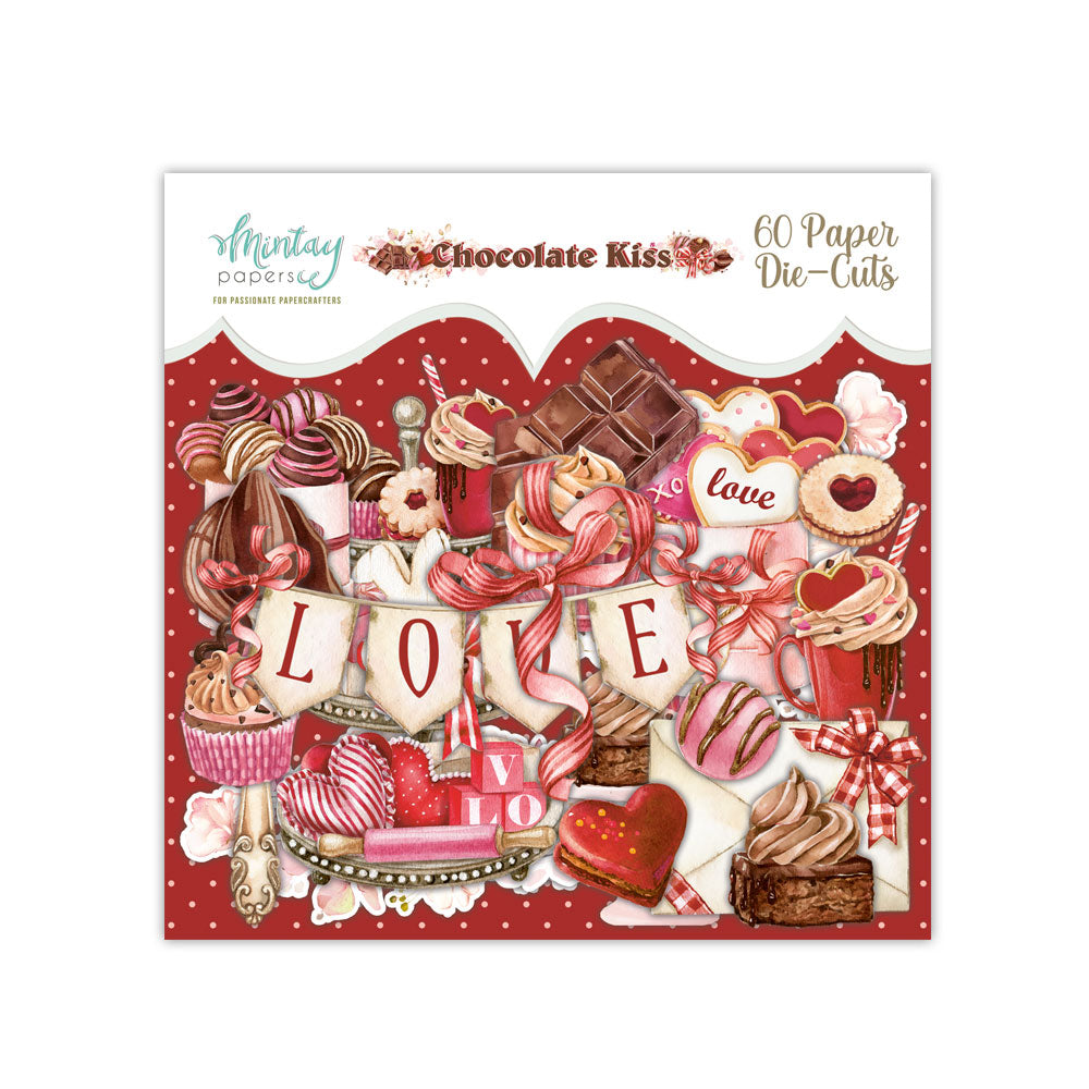 Mintay Collection Paper Die-Cuts - Chocolate Kisses 60 pcs