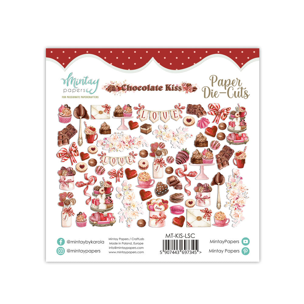 Mintay Collection Paper Die-Cuts - Chocolate Kisses 60 pcs