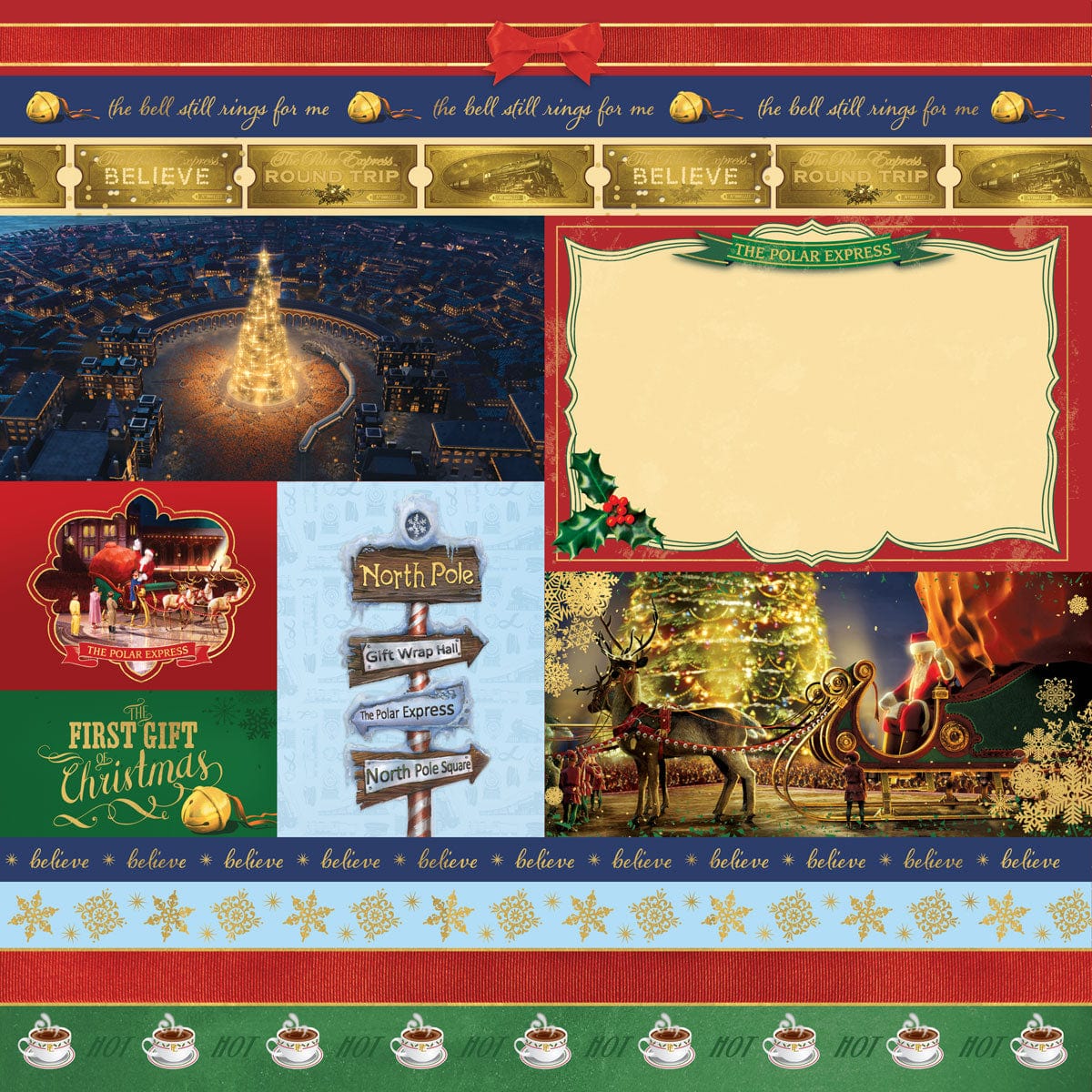 North Pole Tags The Polar Express Collection Paper House Production