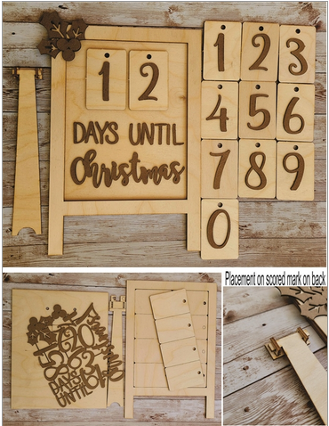 Advent Countdown Kit by Clear Scraps