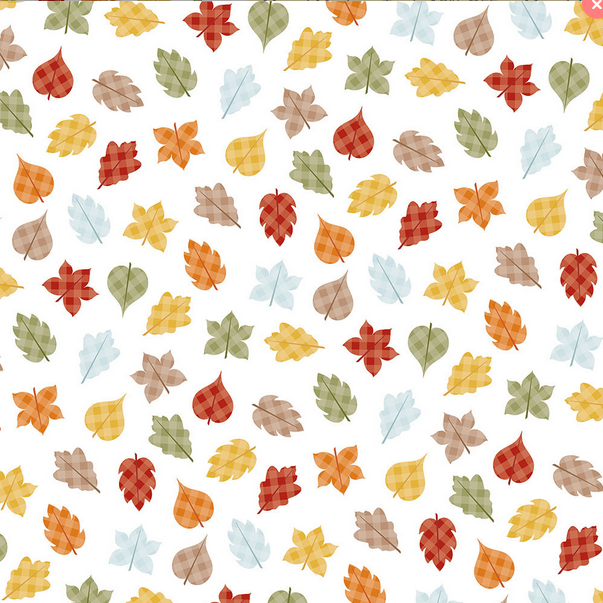 Fall Fever Colorful Leaves  12x12 Echo Park Fall Fever Collection