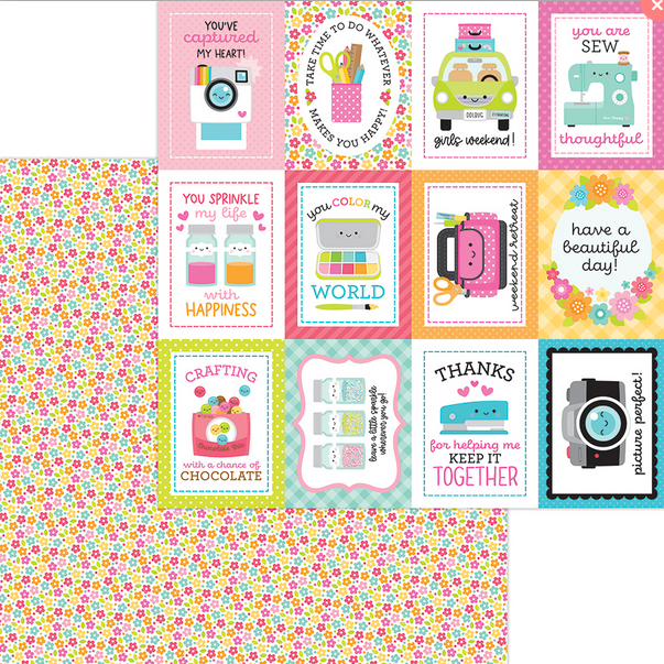 Precious Posies 12x12 Cute & Crafty Collection