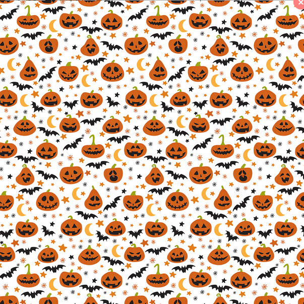 Gleaming Gourds 12x12 Halloween Party Echo Park collection