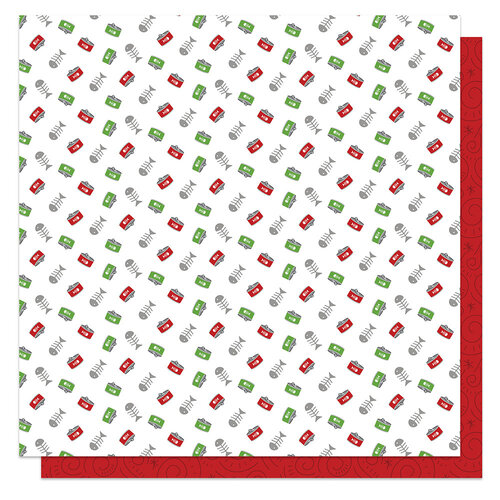 For the Cat 12x12 paper Santa Paws collection by PhotoPlay Paper