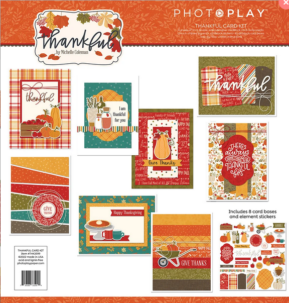 Thankful Card Kit by PhotoPlay Paper