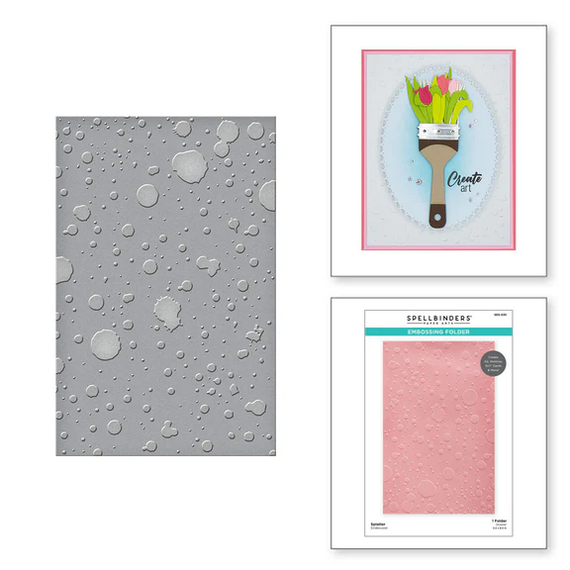 Splatter Embossing Folder by Spellbinders