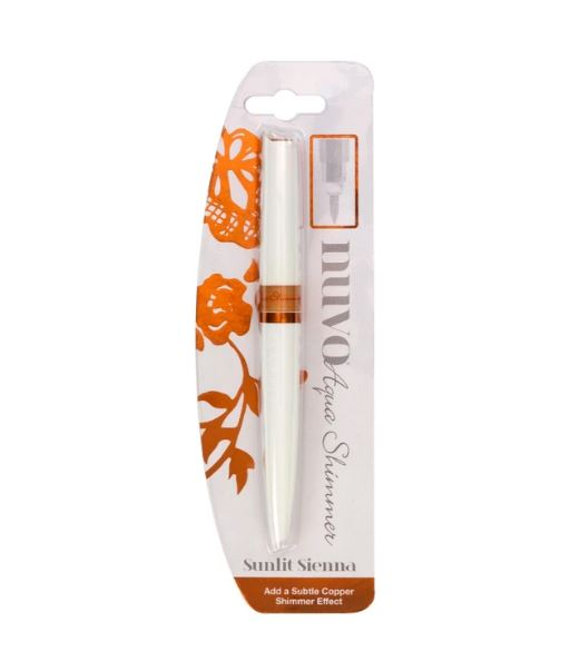 Aqua Shimmer Sunlit Sienna Brush pen by Nuvo (subtle copper)