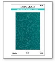 Holly Flourish Detailed Embossing Folder by Spellbinders