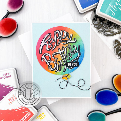 Happy Birthday Color Layering Stamp Set by Hero Arts