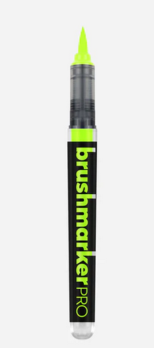 Brushmarker Pro Neon Yellow Green 0210