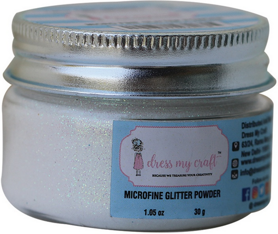 MicroFine Clear Glitter 1.5oz by Dress My Craft