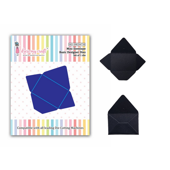 Mini Envelope Basic Design Die by Dress My Craft
