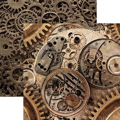 Clockwork 12x12 Splendid Steampunk Collection by Reminisce