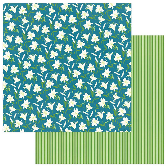 Easter Lilies 12x12 in Easter Joy collection by PhotoPlay Paper