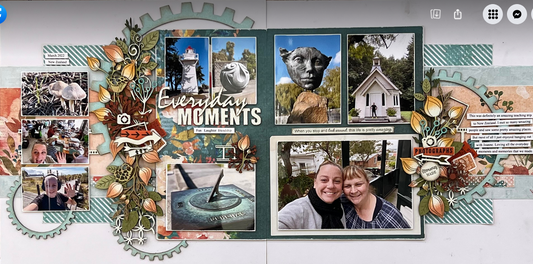 Everyday Moments Layout Class with Jen Hedger March 10, 2023 10am to 1pm  $45