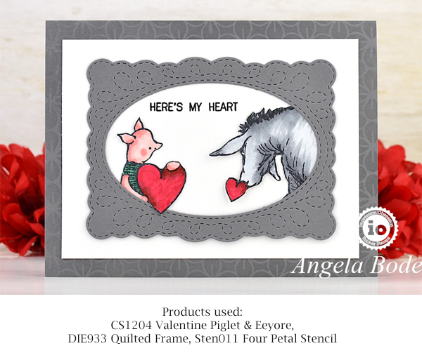 Piglet & Eeyore Valentine Stamp Set