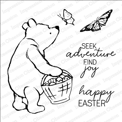 Pooh Easter Joy Stamp Set by Impression Obsession