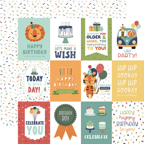 A Birthday Wish 3x4 Journaling Cards Birthday Wish collection by Echo Park