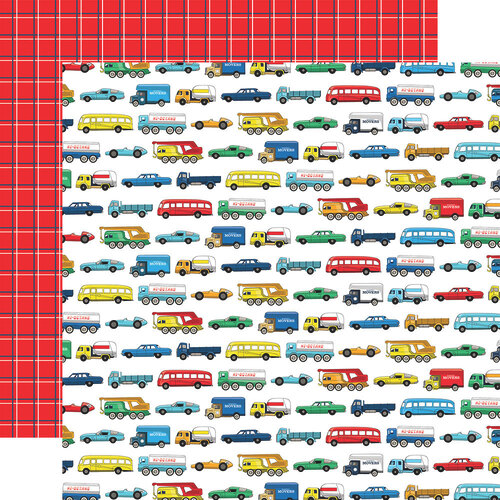 Versatile Vehicles 12x12 Paper Little Boy Collection by Echo Park