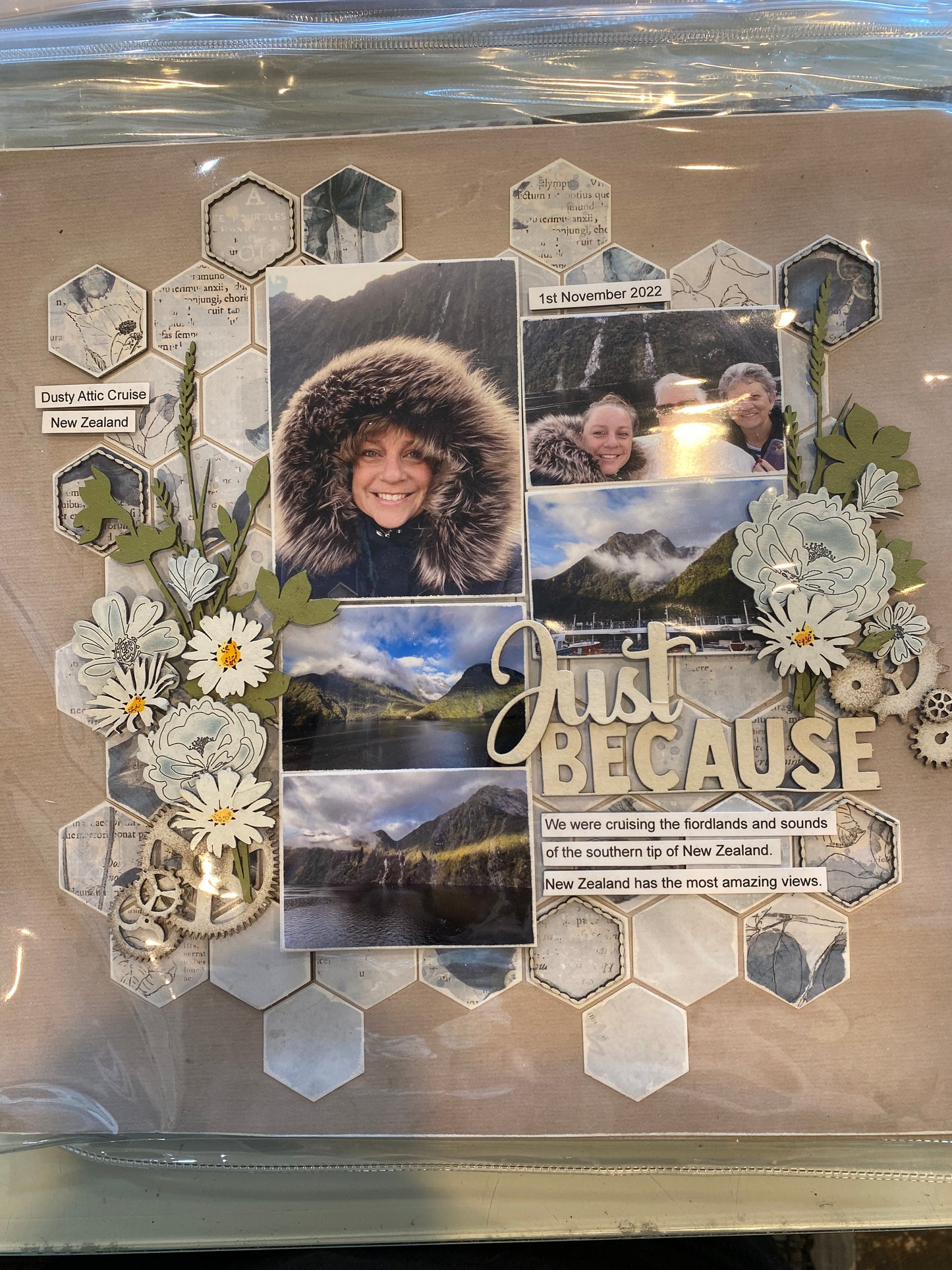Today's Adventure Layout with Jen Hedger from Dusty Attic March 10, 2023 2pm to 5pm $45